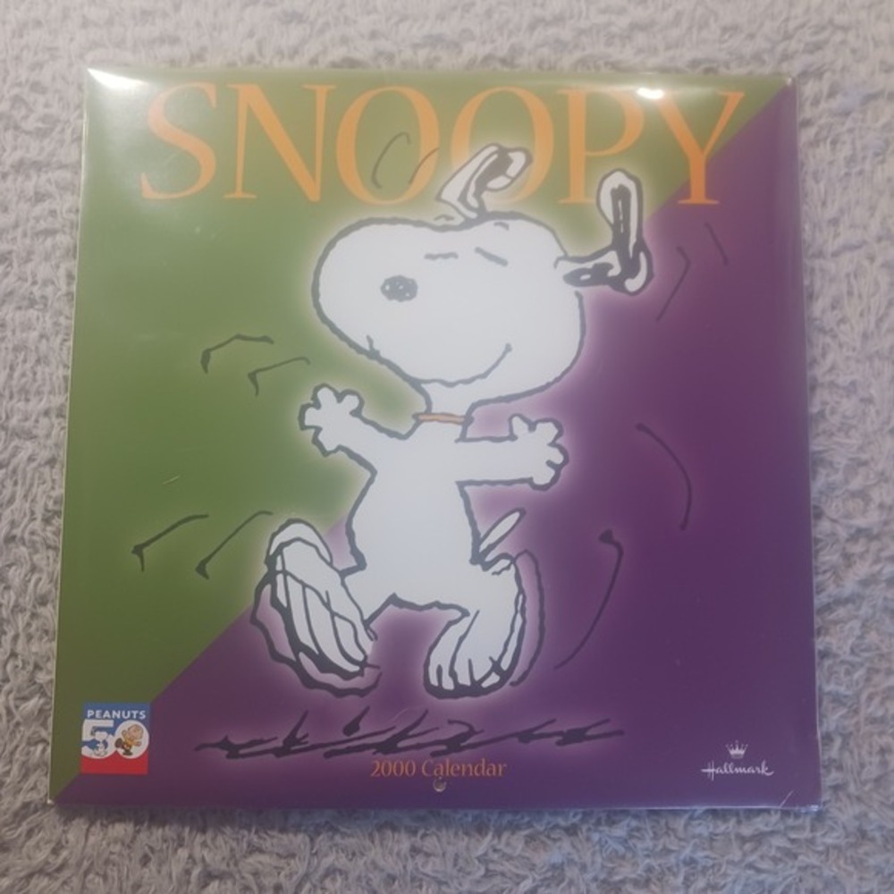 Hallmark‎ Snoopy 2000 Calendar New Peanuts Vintage Collectible